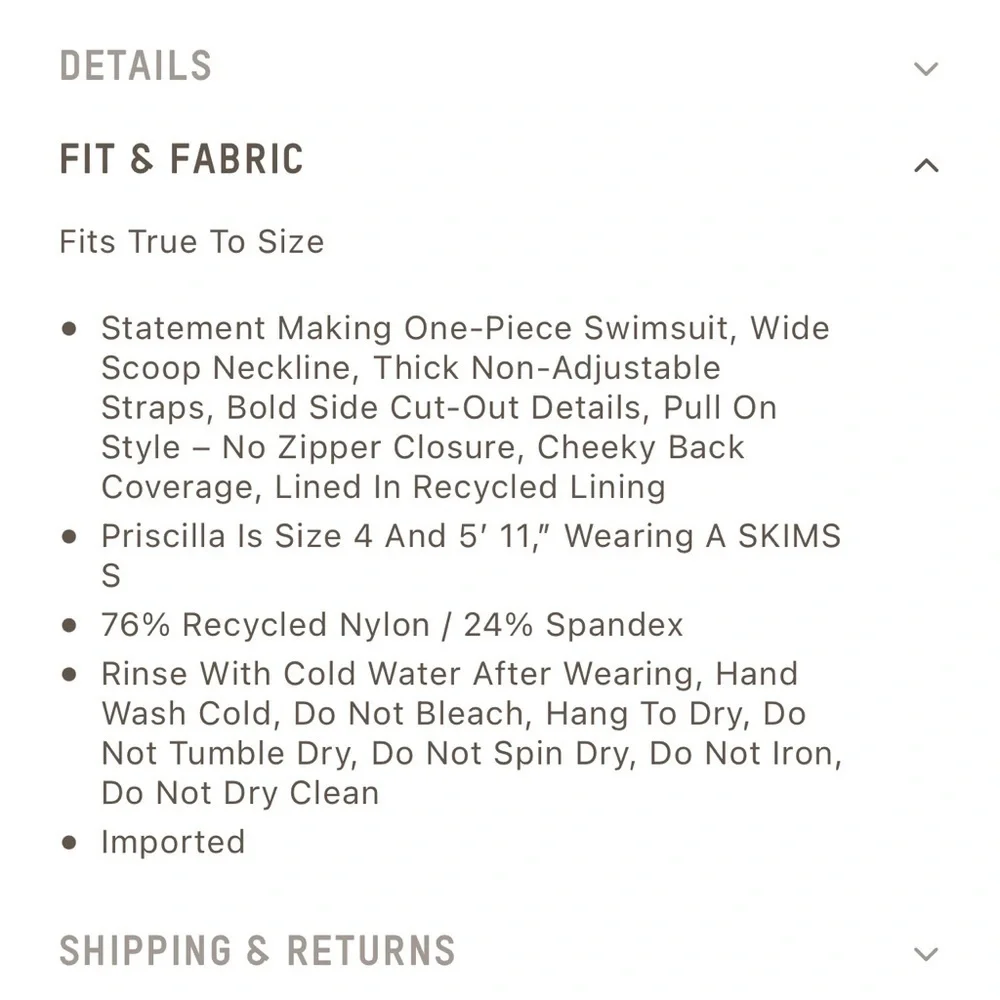 NWT SKIMS swim tank monokini in orche